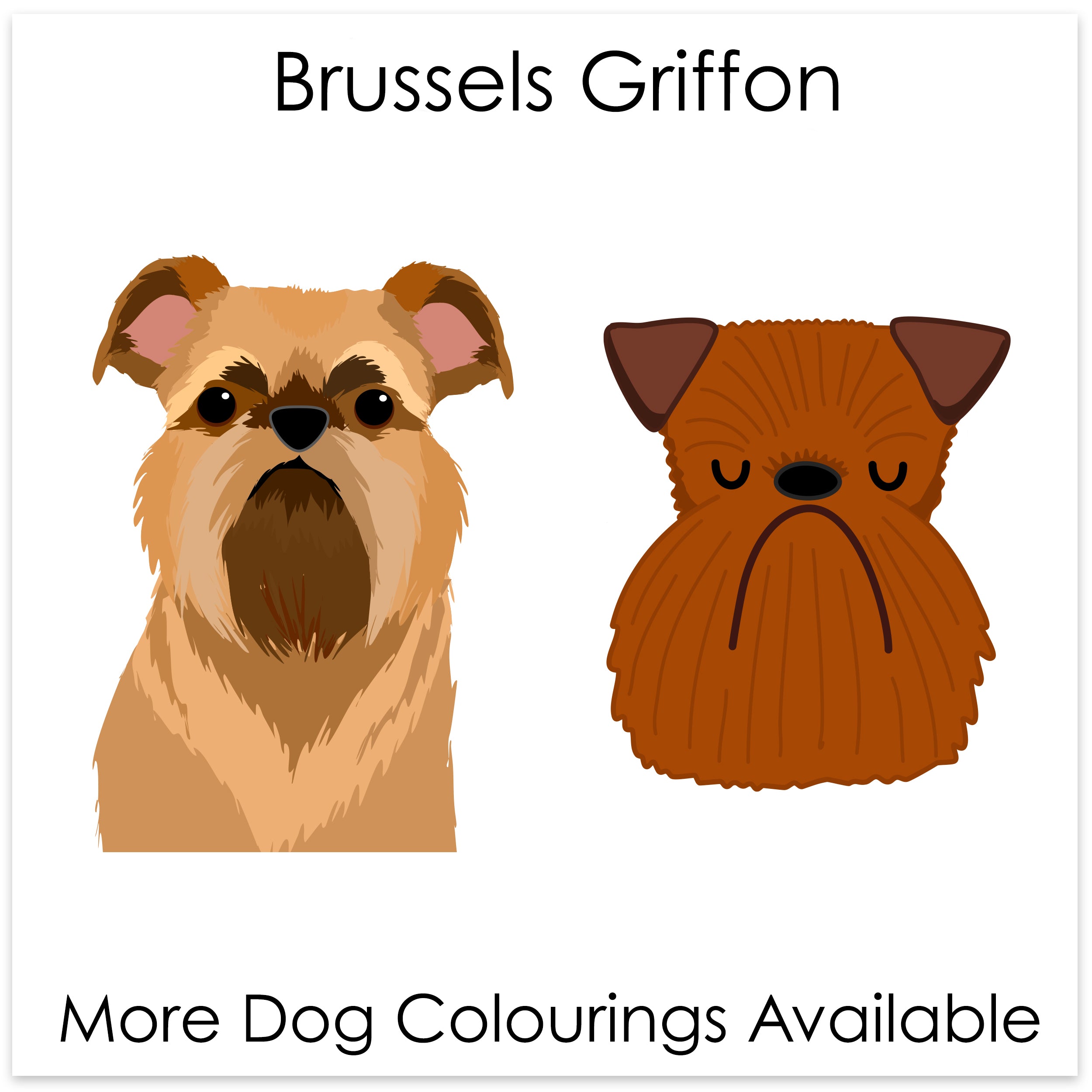 Brussels Griffon Hoobynoo Personalised Dog ID Tags Bowls more Hoobynoo