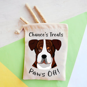 American Bulldog Personalised Treat Training Bag  - Hoobynoo - Personalised Pet Tags and Gifts