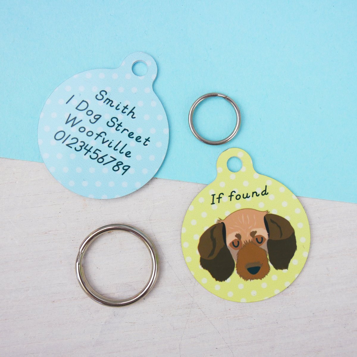 Basset Fauve De Bretagne Personalised Dog ID Tag  - Hoobynoo - Personalised Pet Tags and Gifts