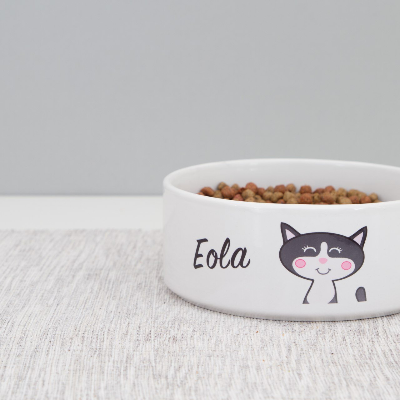 Personalised Cat Bowl  - Hoobynoo - Personalised Pet Tags and Gifts