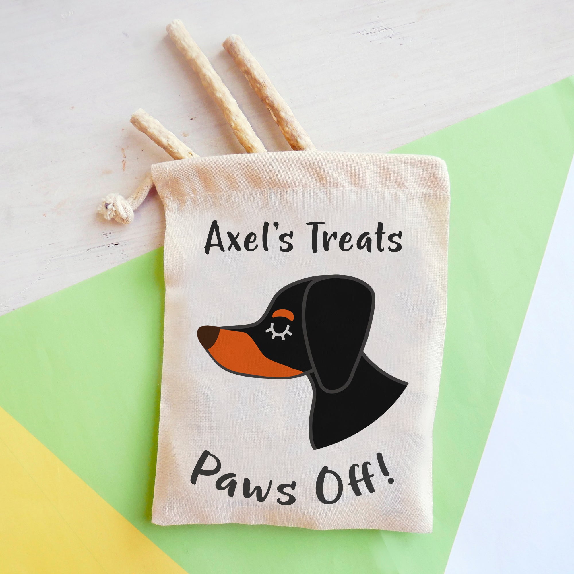 Dachshund Personalised Treat Training Bag  - Hoobynoo - Personalised Pet Tags and Gifts