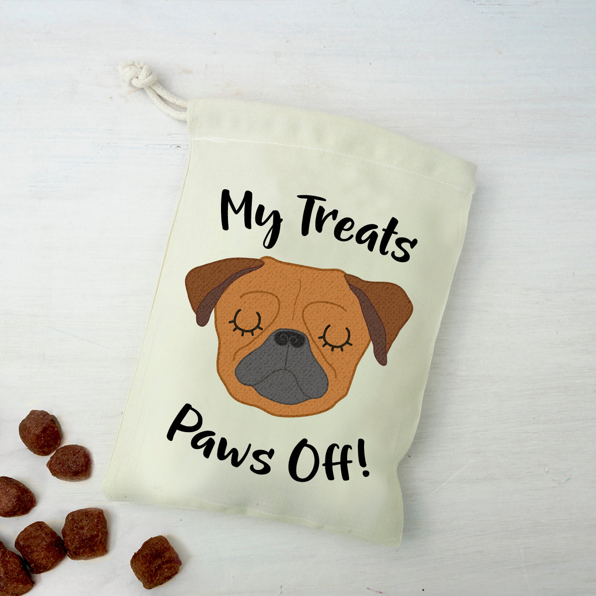 Pug treat training bag  - Hoobynoo - Personalised Pet Tags and Gifts