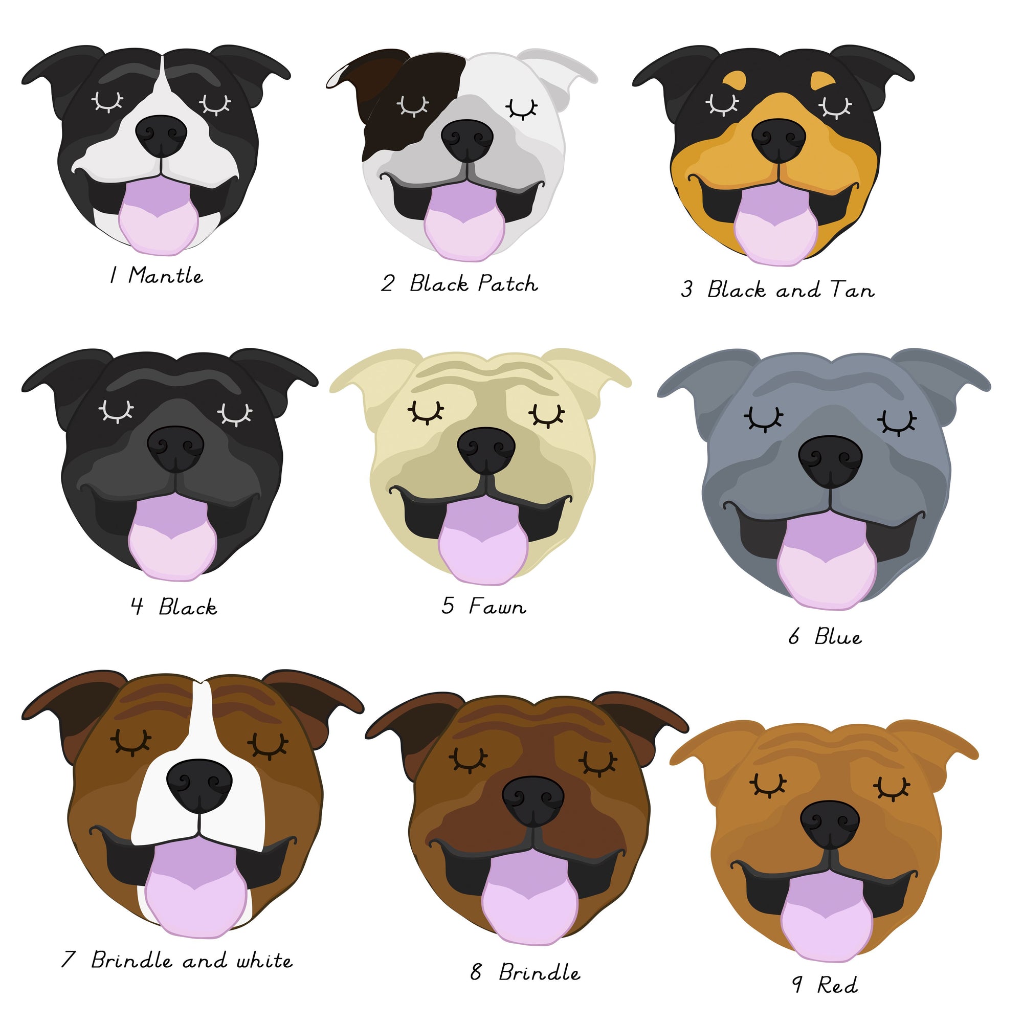 Thinking of my dog mug - Staffordshire Bull terrier - Staffie  - Hoobynoo - Personalised Pet Tags and Gifts