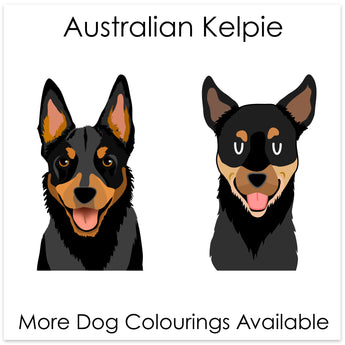 Australian Kelpie Personalised Pet Tags