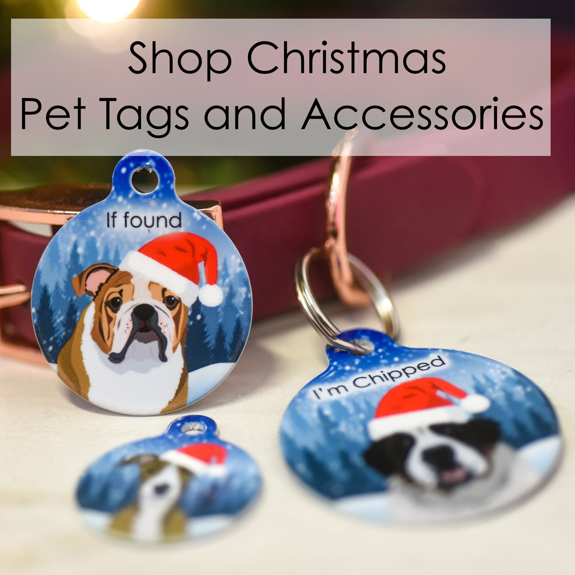 
    Shop Christmas Pet Tags and Accessories
  