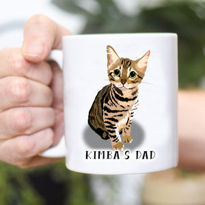 Mug for Cat Dads - Perfect for Father's Day