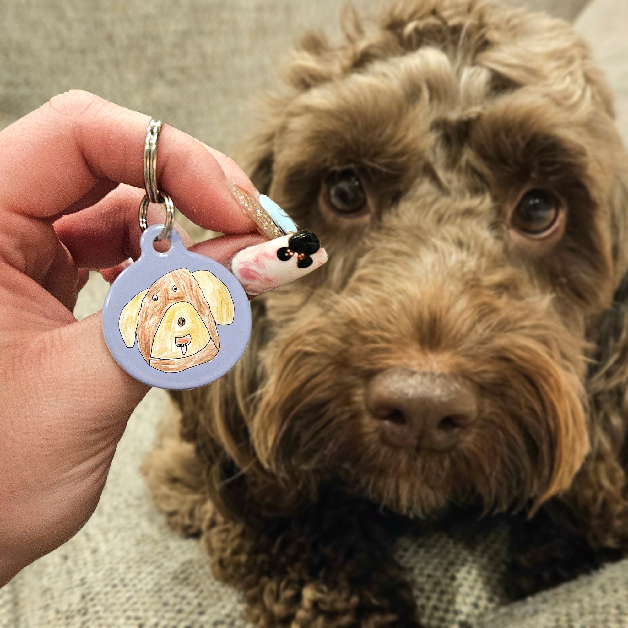 Pet tag - Designed by your child