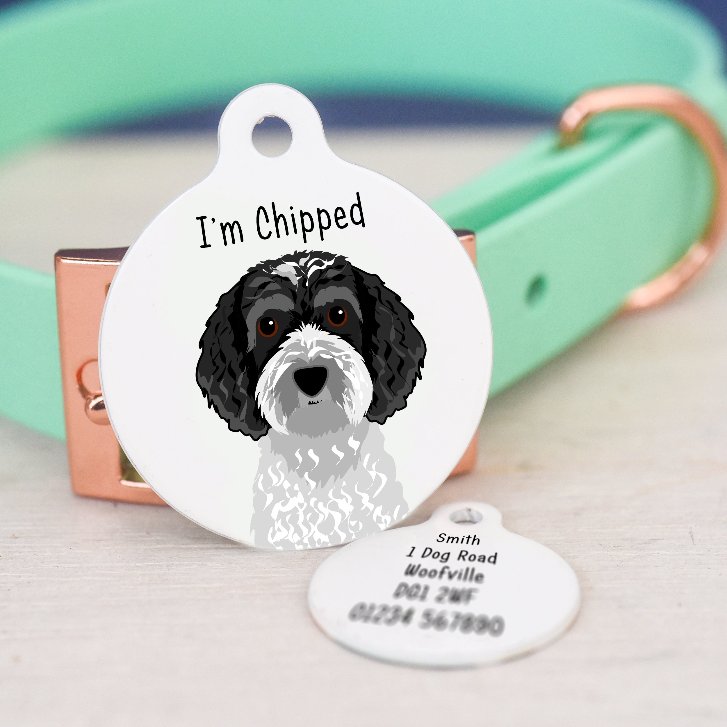 Buy Cockapoo Personalised Dog Tag Pet ID for Dogs Collar Dogs Tags ...