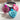 Pastel Heart Shaped Silicone Dog ID Tag Personalised - HEART PAW