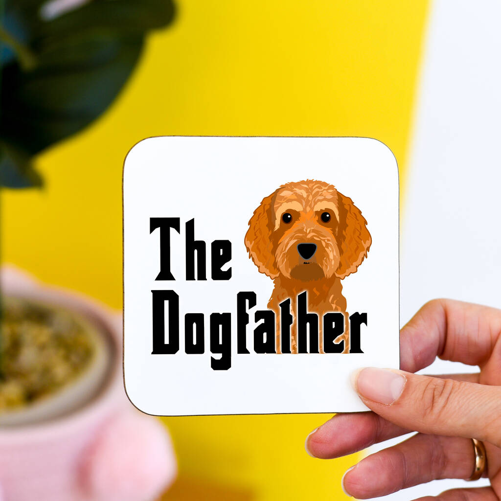 Dogfather Coaster for Father's Day