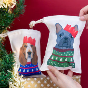Party Dog Christmas Treat and Gift Bag