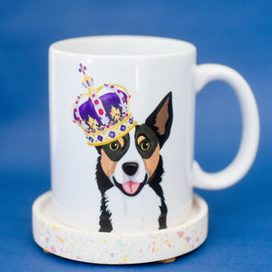 King's Coronation Royal Dog Personalised Mug