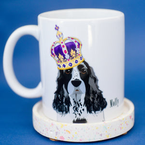 King's Coronation Royal Dog Personalised Mug
