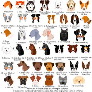 Personalised Cute Cartoon Dog Mug - Gingham Collection