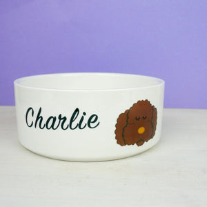 Personalised Cockapoo/Labradoodle/Bichon Frise Dog Bowl  - Hoobynoo - Personalised Pet Tags and Gifts