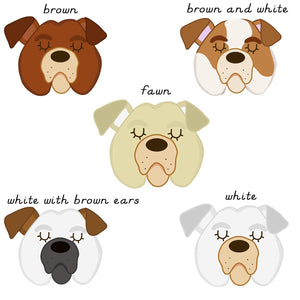 English Bulldog  Dog Treat / Christmas Sack  - Hoobynoo - Personalised Pet Tags and Gifts