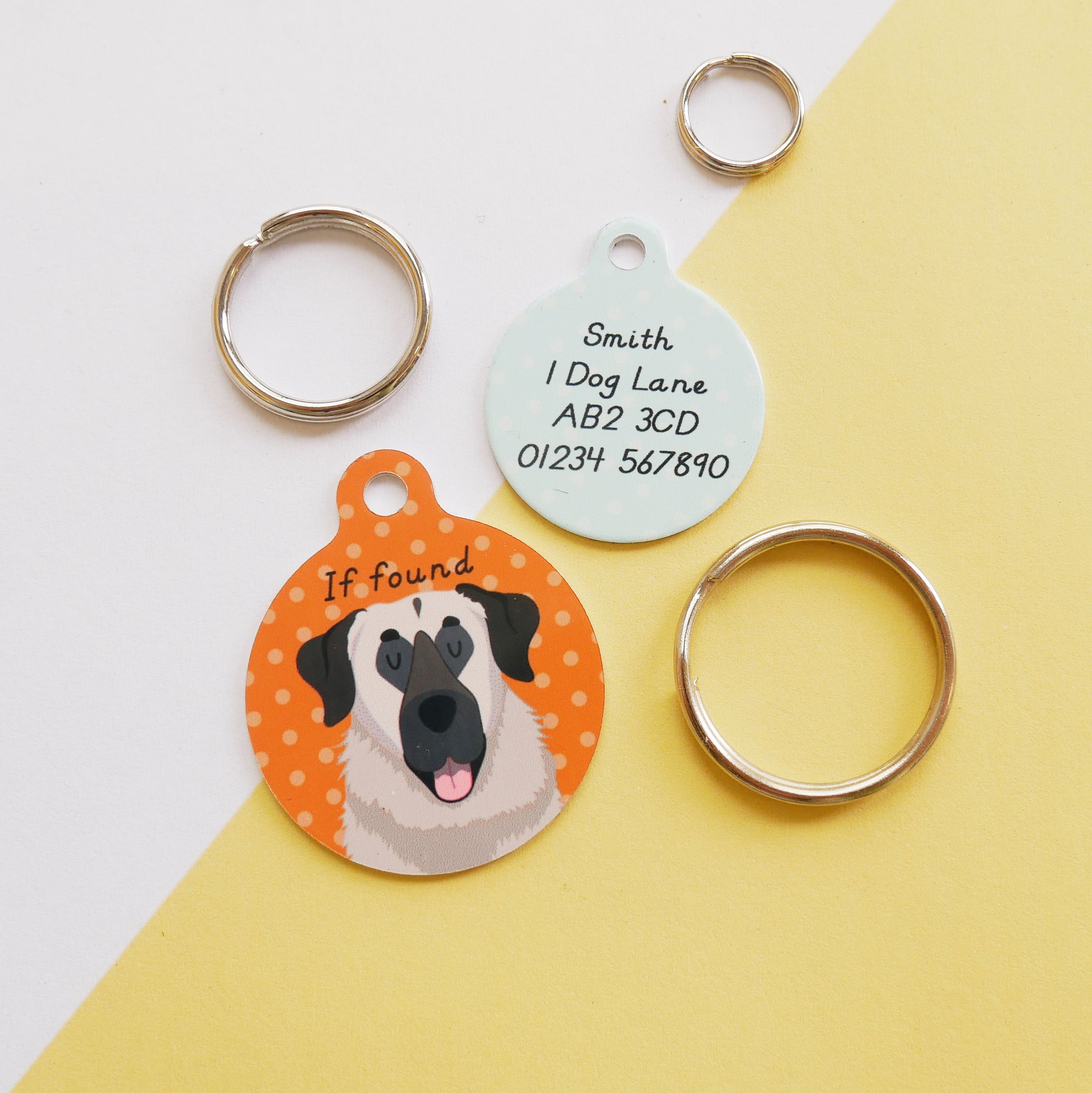 Anatolian Shepherd Personalised Dog ID Tag  - Hoobynoo - Personalised Pet Tags and Gifts