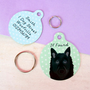 Belgian Shepherd Dog ID Tag  - Hoobynoo - Personalised Pet Tags and Gifts