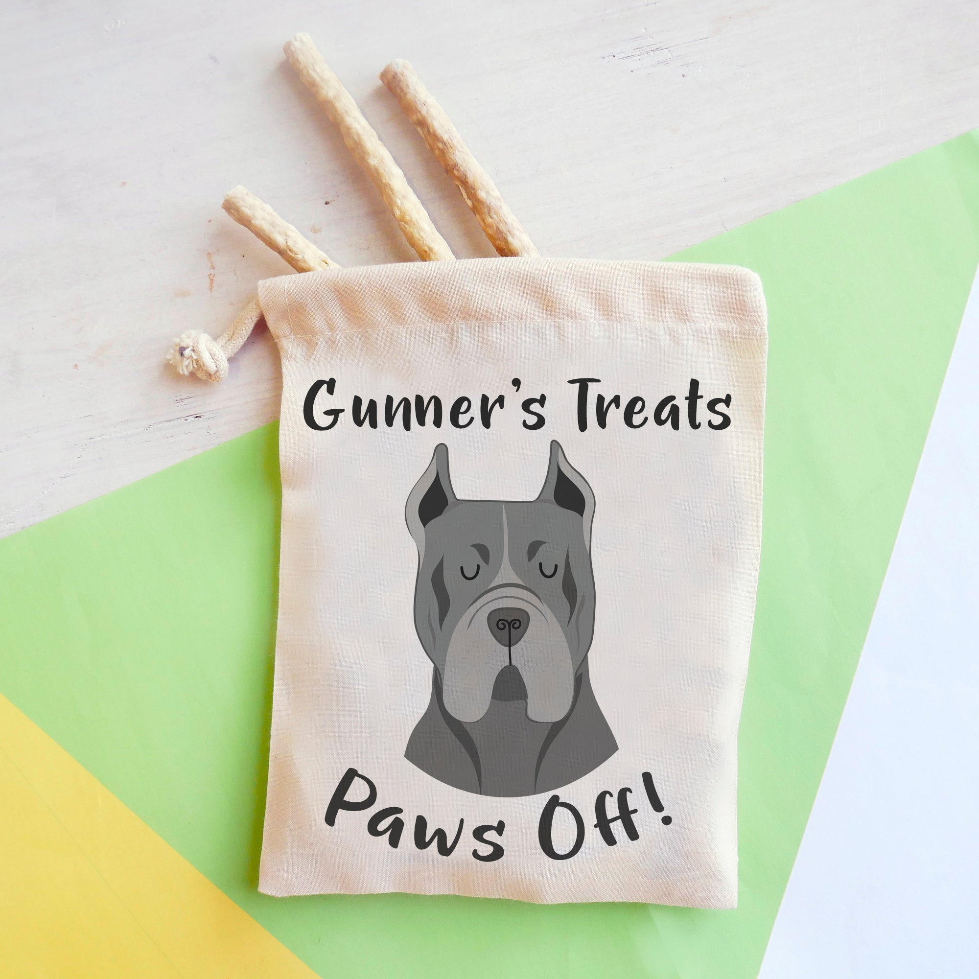 Cane Corso Personalised Treat Training Bag  - Hoobynoo - Personalised Pet Tags and Gifts