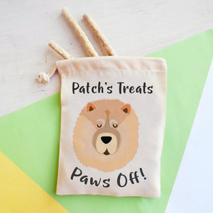 Chow Chow Personalised Treat Training Bag  - Hoobynoo - Personalised Pet Tags and Gifts