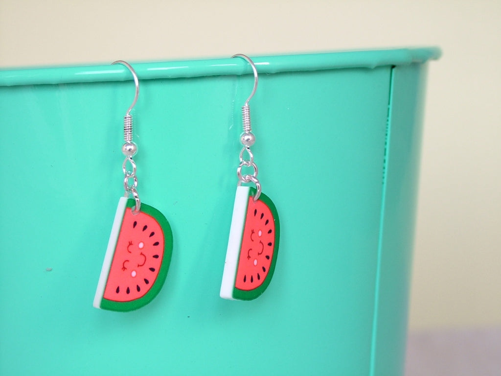 Watermelon Acrylic Kitsch Earrings