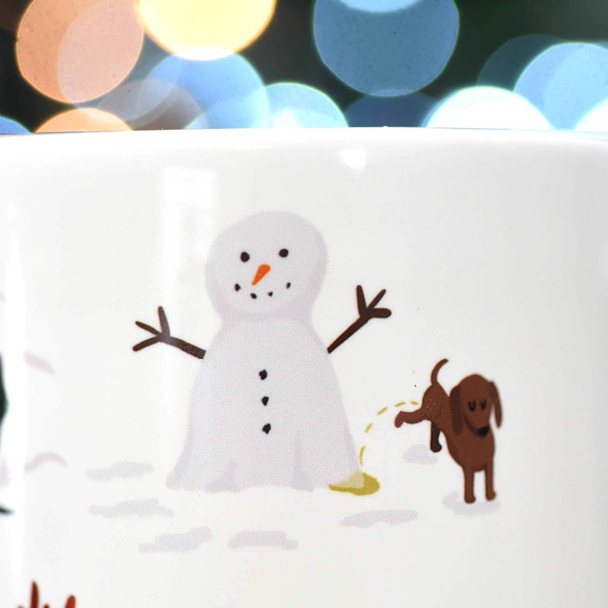 Dachshund Winter Fun Mug