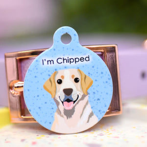 Personalised Labrador Dog Tag - Speckled