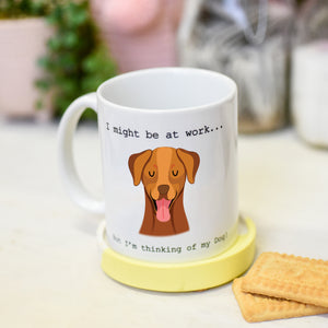 Thinking of My Dog Mug - Labrador