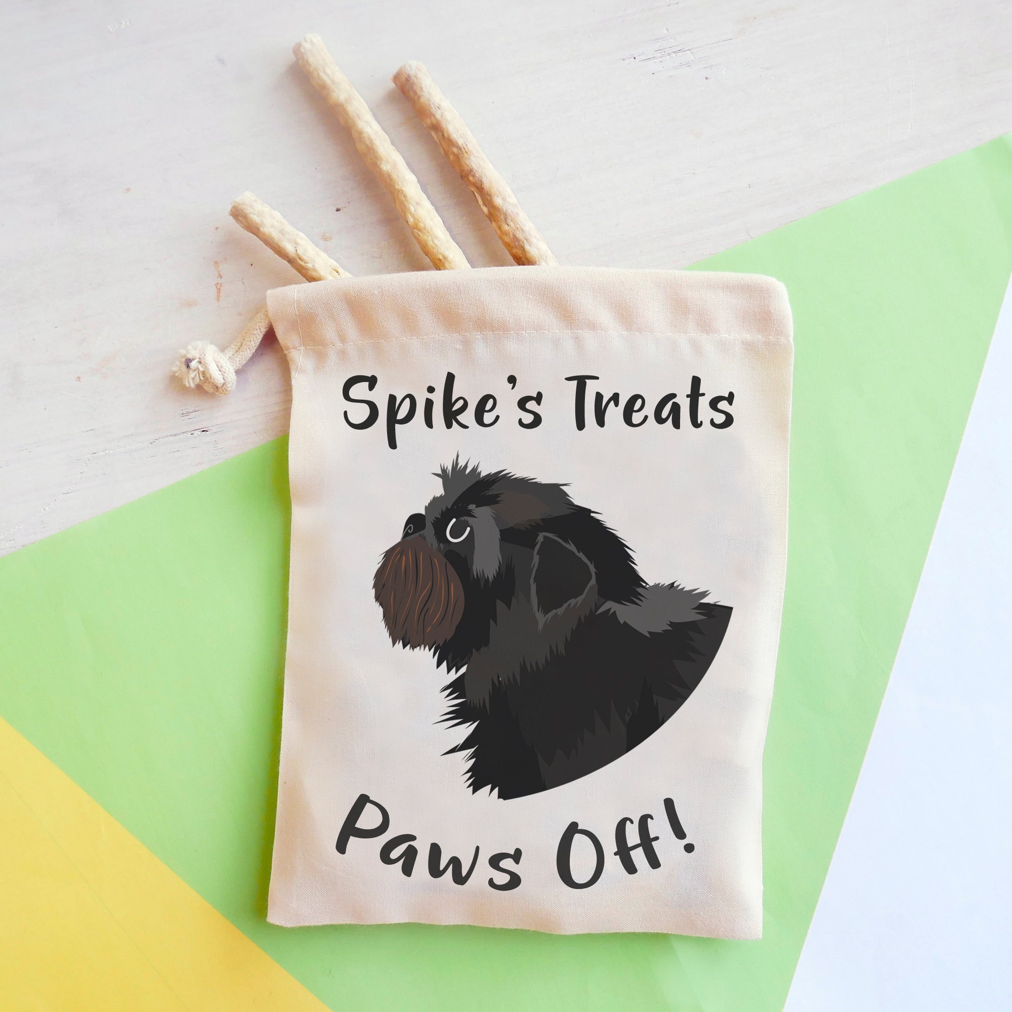 Affenpinscher treat training bag  - Hoobynoo - Personalised Pet Tags and Gifts