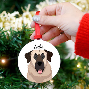 Anatolian Shepherd Personalised Dog Christmas Decoration