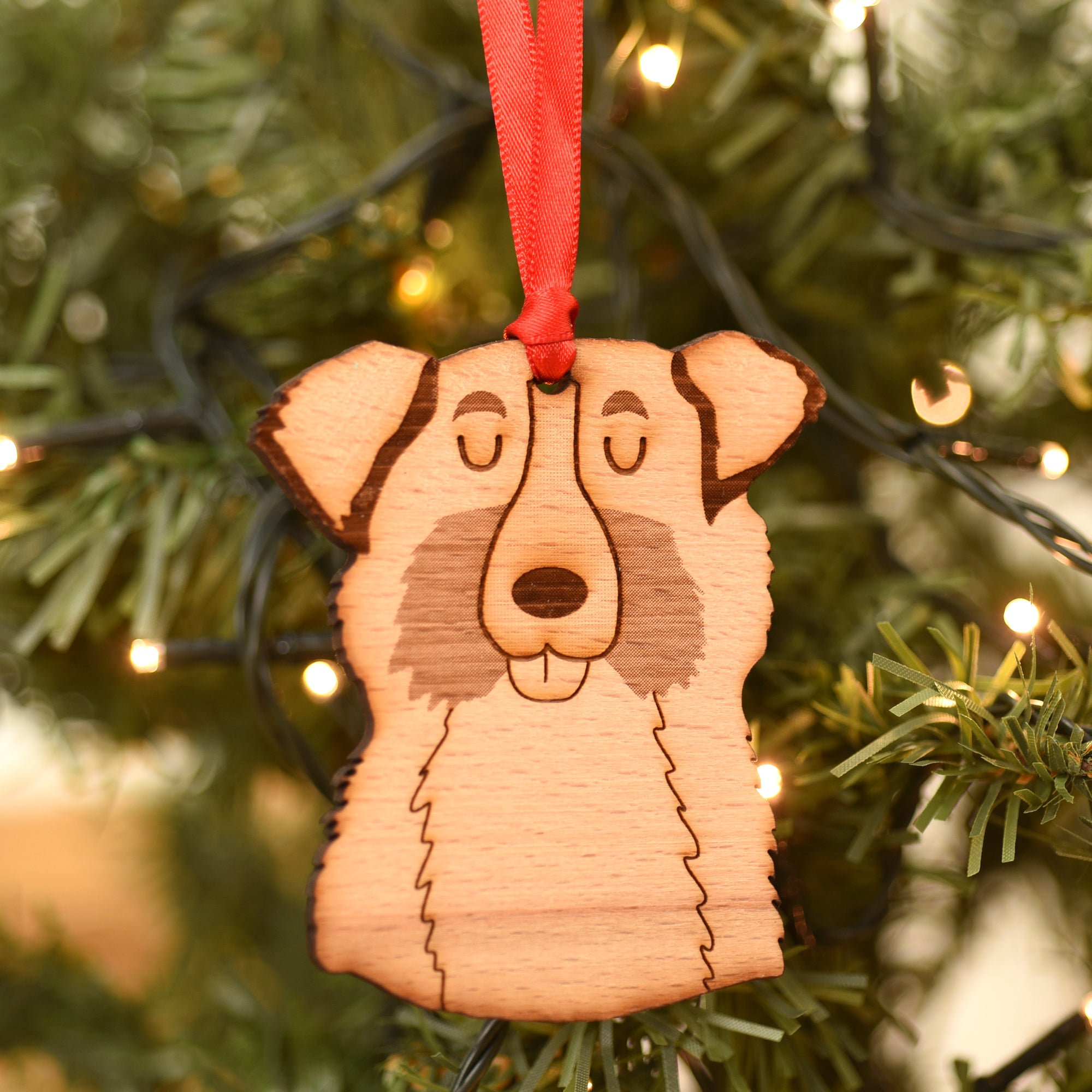 Dog Christmas Decoration - Australian Shepherd