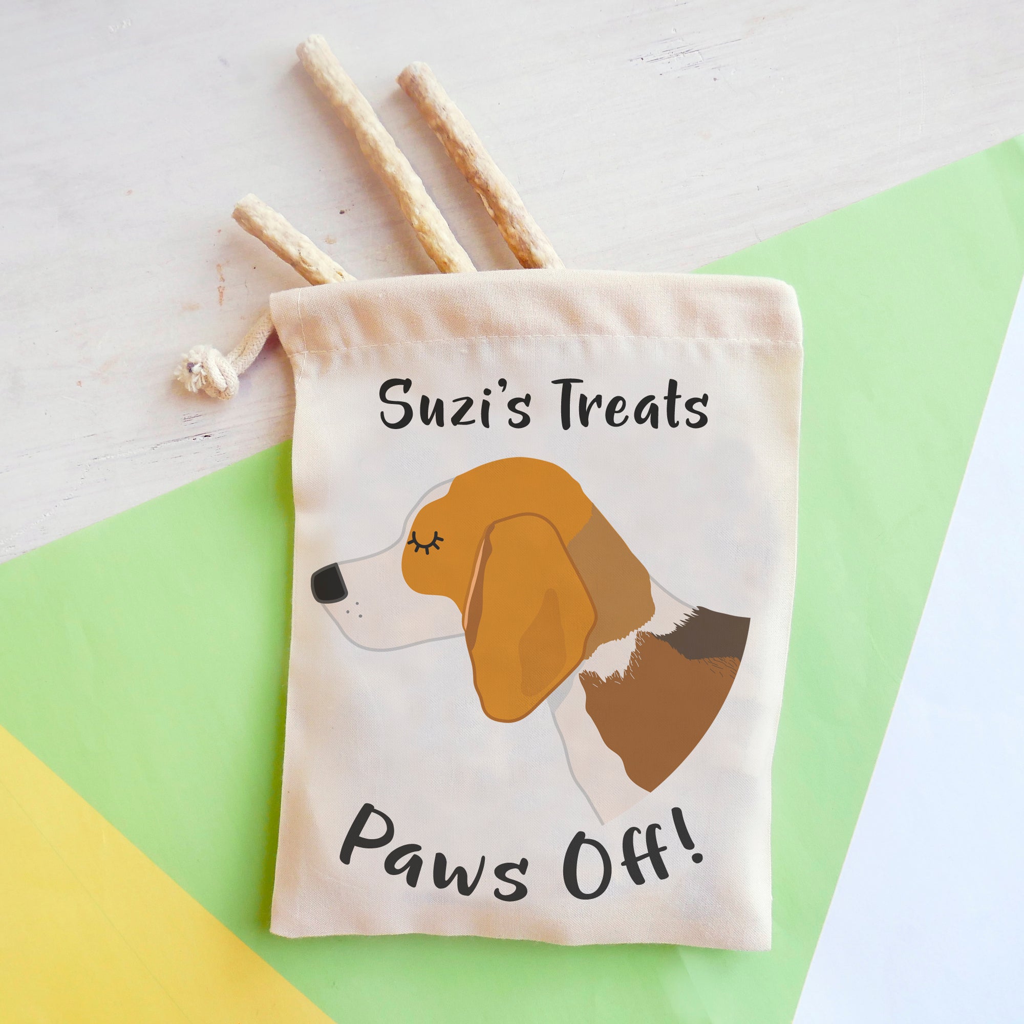 Beagle Personalised Treat Training Bag  - Hoobynoo - Personalised Pet Tags and Gifts
