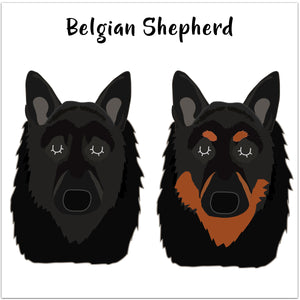 Belgian Shepherd Personalised Christmas Present Sack  - Hoobynoo - Personalised Pet Tags and Gifts