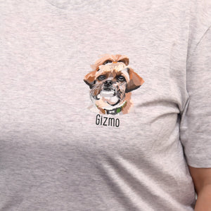 Bespoke Dog Lover T-shirt Custom Illustration