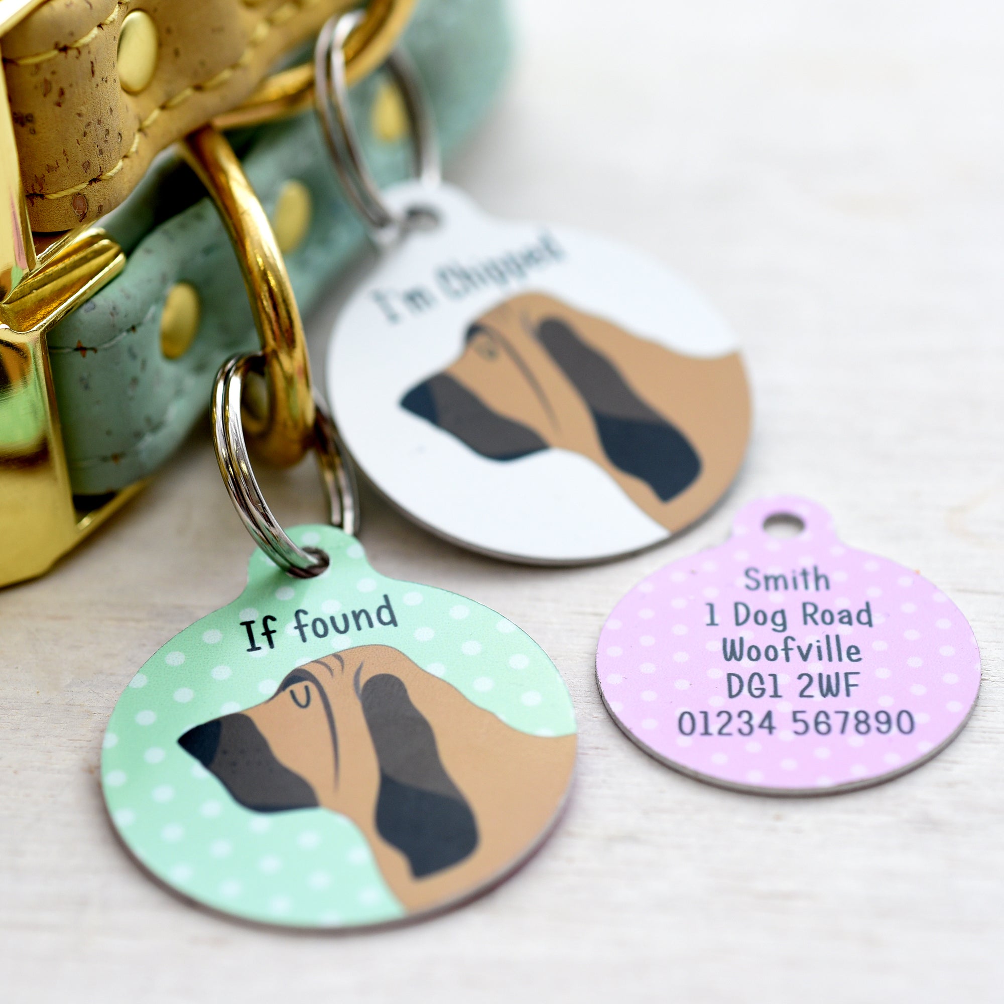 Bloodhound Personalised Dog Tag
