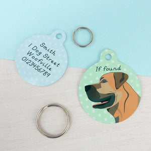 Boerboel Personalised Dog ID Tag  - Hoobynoo - Personalised Pet Tags and Gifts