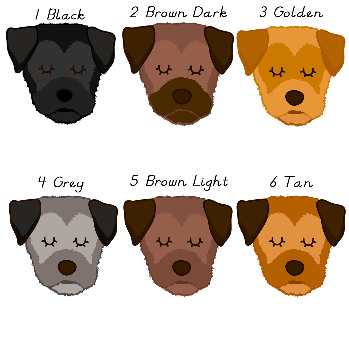 Thinking of My Dog Mug - Border Terrier  - Hoobynoo - Personalised Pet Tags and Gifts