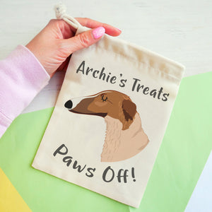 Borzoi Personalised Treat Training Bag  - Hoobynoo - Personalised Pet Tags and Gifts