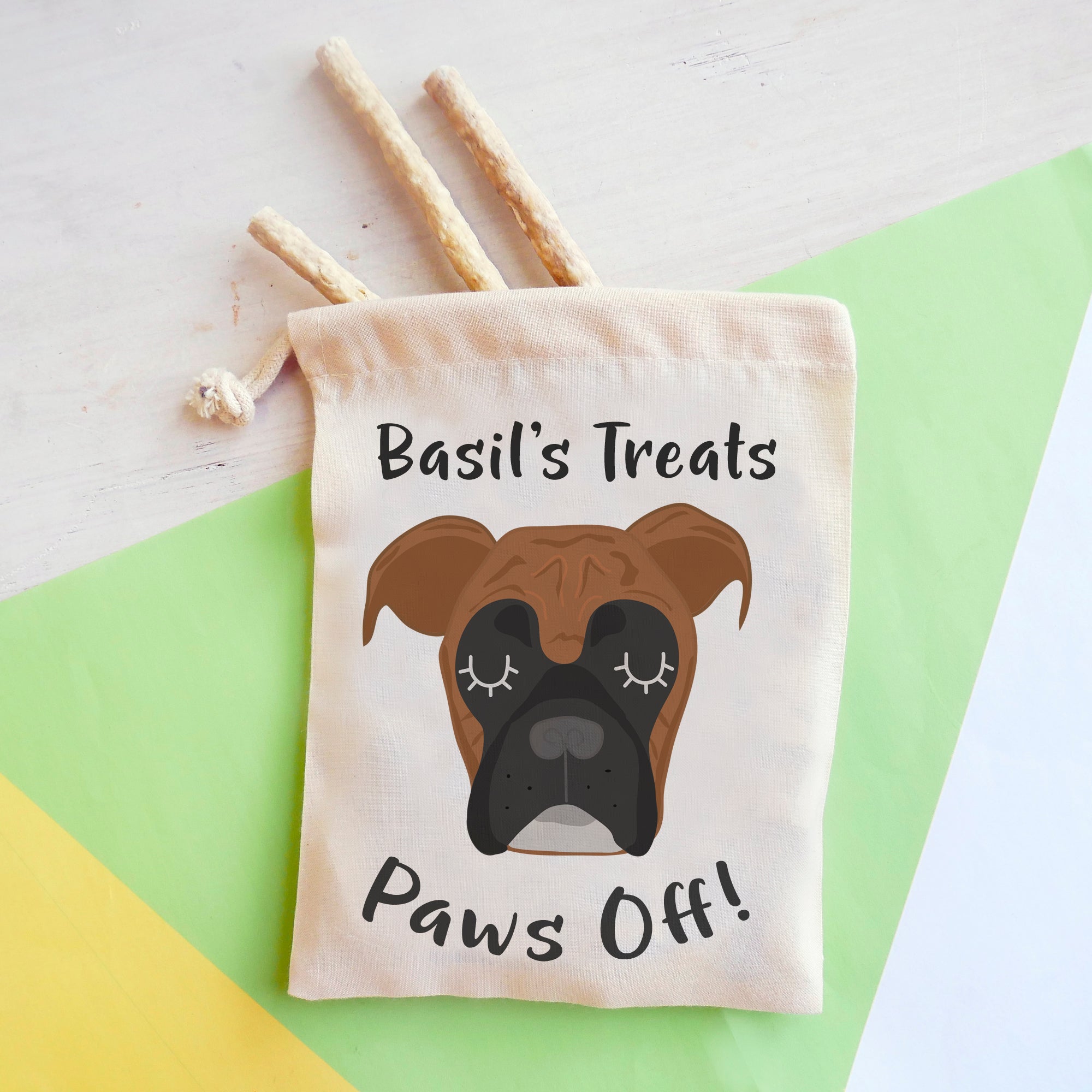 Boxer Personalised Treat Training Bag  - Hoobynoo - Personalised Pet Tags and Gifts