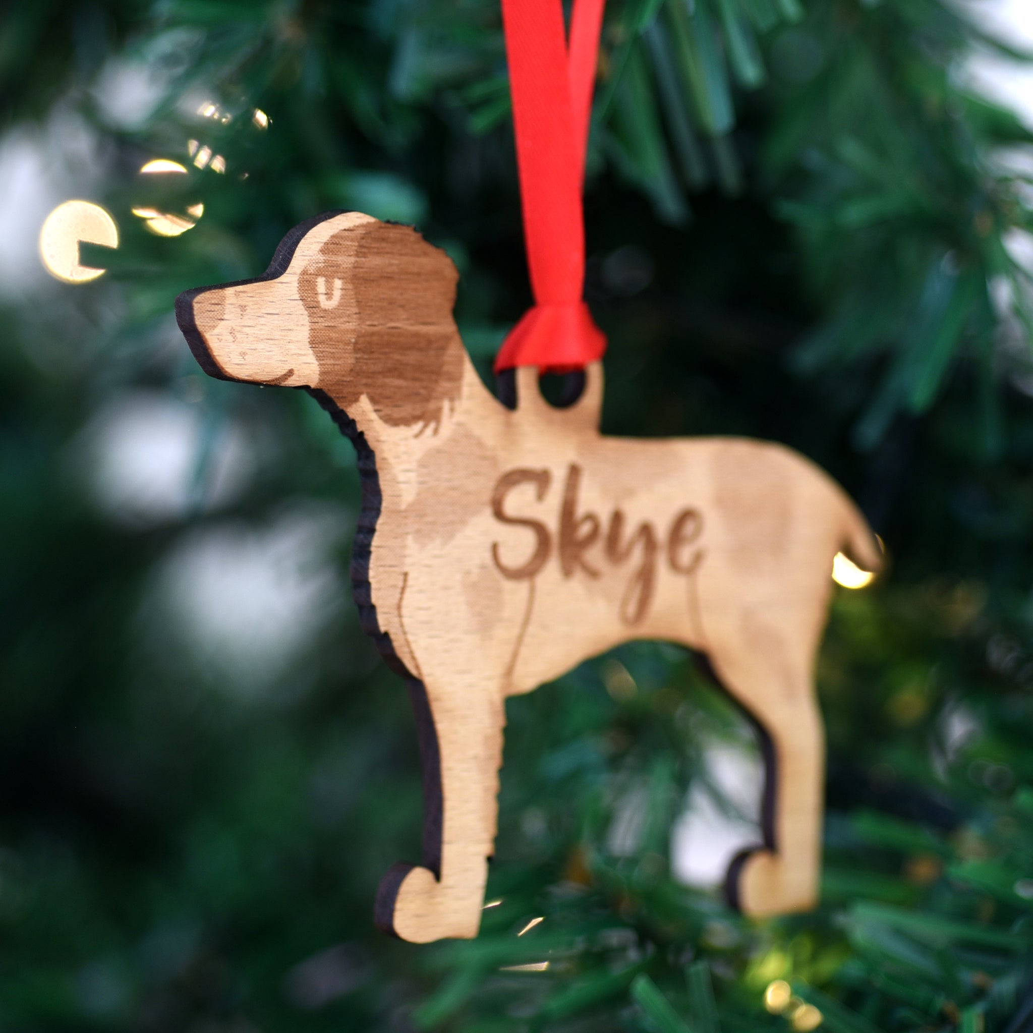 Brittany spaniel outlet christmas ornament