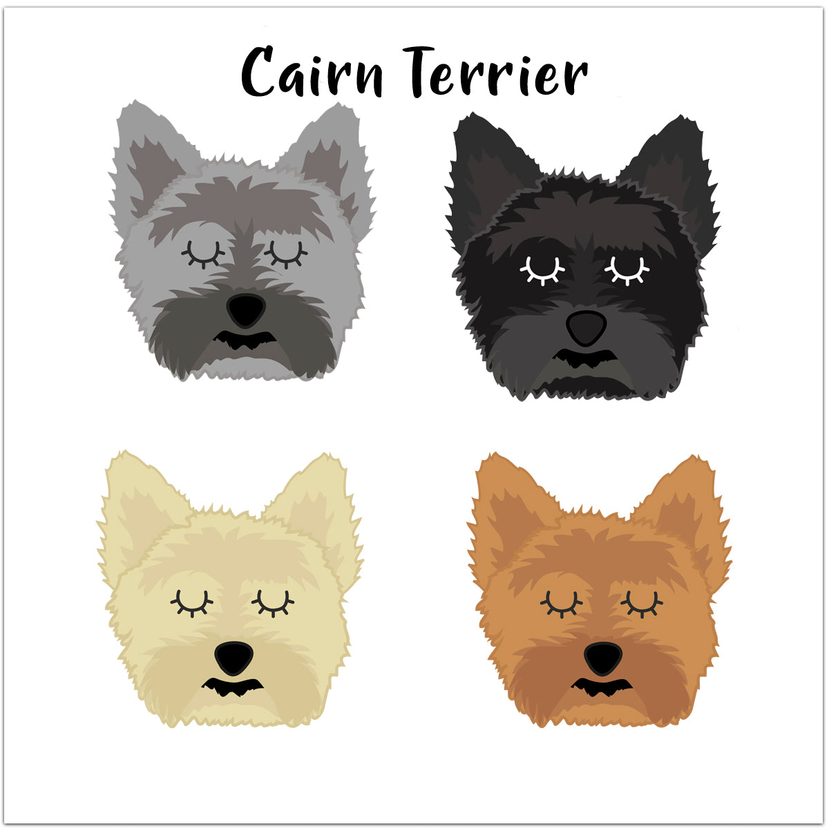Cairn Terrier Personalised Christmas Present Sack  - Hoobynoo - Personalised Pet Tags and Gifts