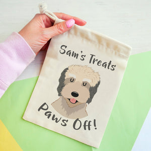 Catalan Sheepdog Personalised Treat Training Bag  - Hoobynoo - Personalised Pet Tags and Gifts