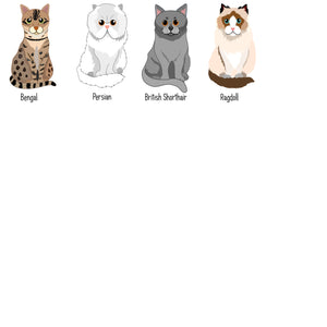 I prefer my cat! Illustrated Cat Sweater