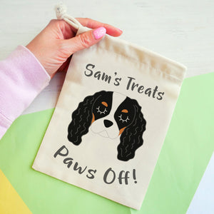 Cavalier King Charles Spaniel Personalised Treat Training Bag  - Hoobynoo - Personalised Pet Tags and Gifts