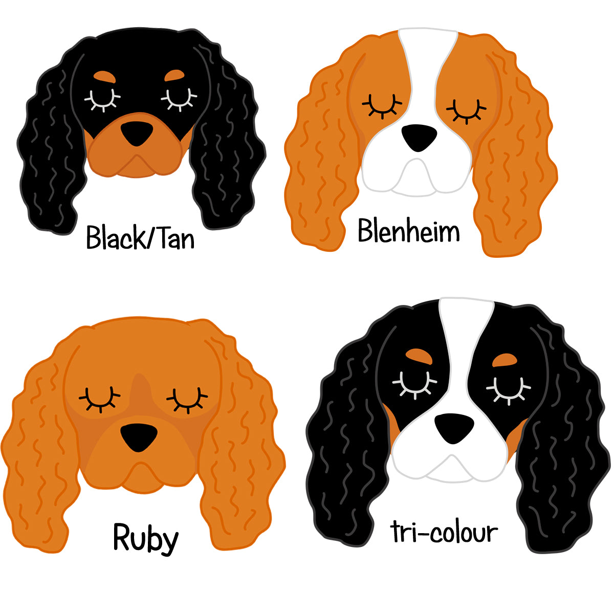 Cavalier King Charles Spaniel Personalised Treat Training Bag  - Hoobynoo - Personalised Pet Tags and Gifts