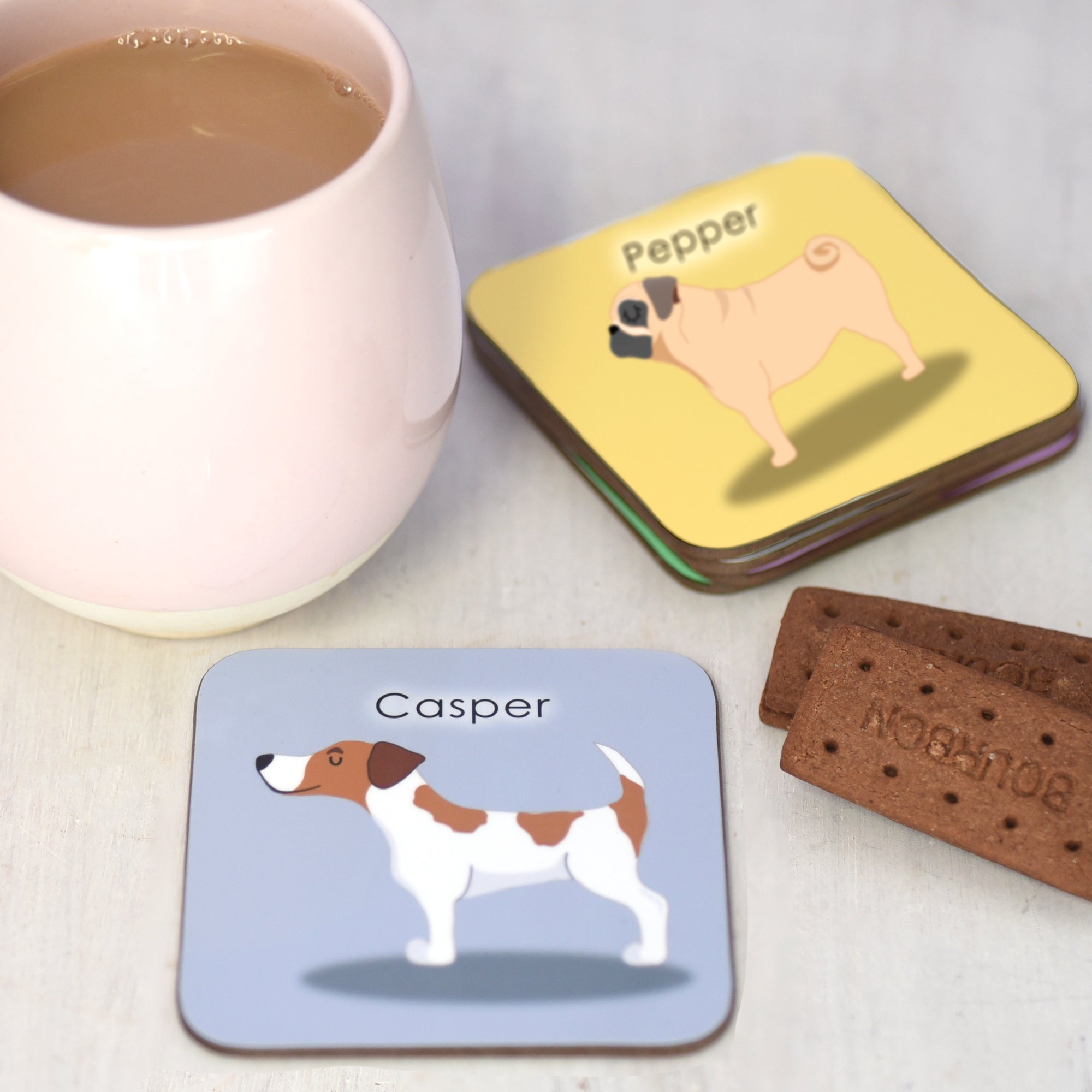 Personalised Cute Dog Coaster