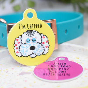 Cockapoo Personalised Dog Tag - Day of the Dead