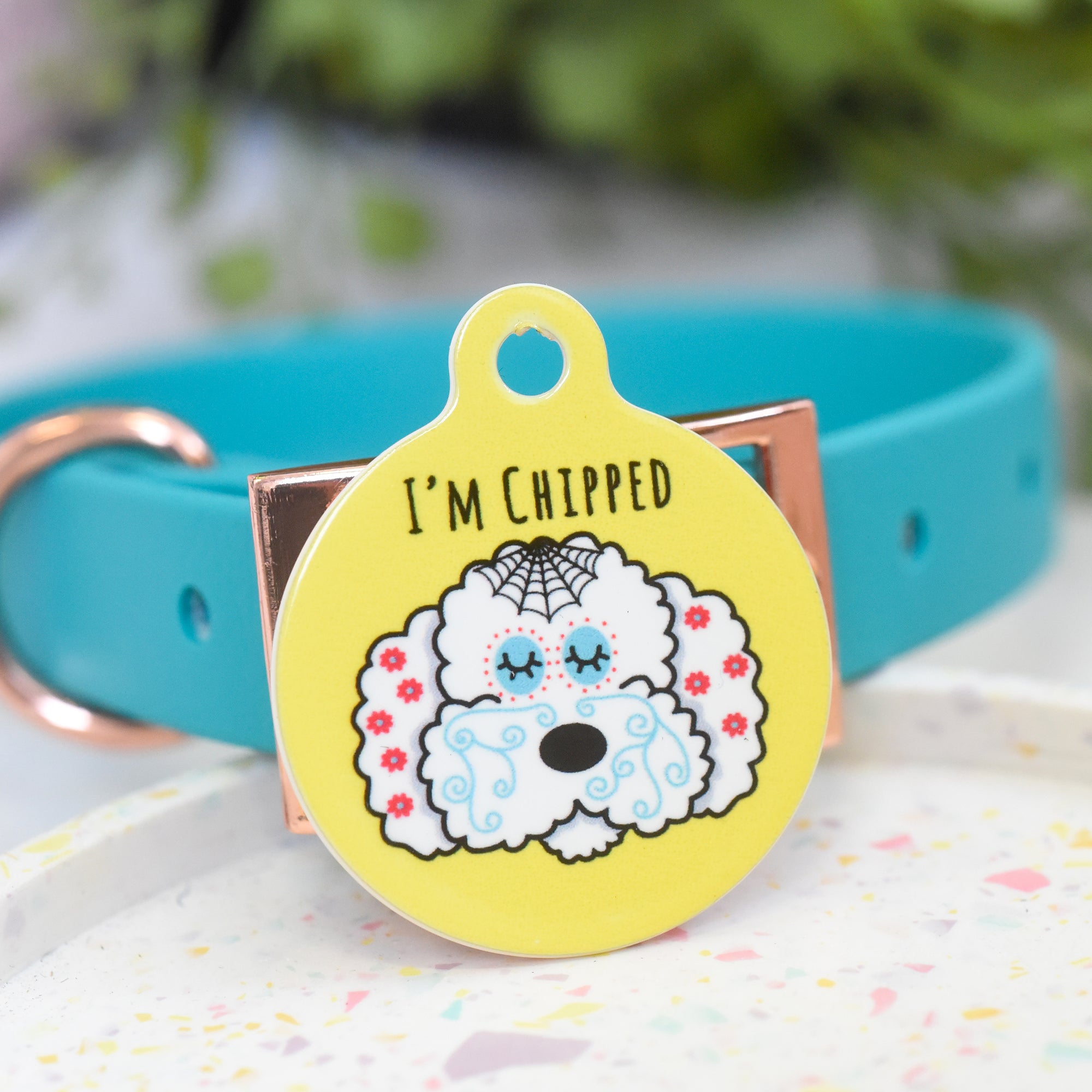 Cockapoo Personalised Dog Tag - Day of the Dead