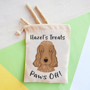 Cocker Spaniel Personalised Treat Training Bag  - Hoobynoo - Personalised Pet Tags and Gifts