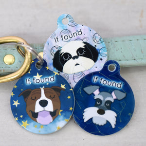 Dog Tag Personalised - Constellations Design